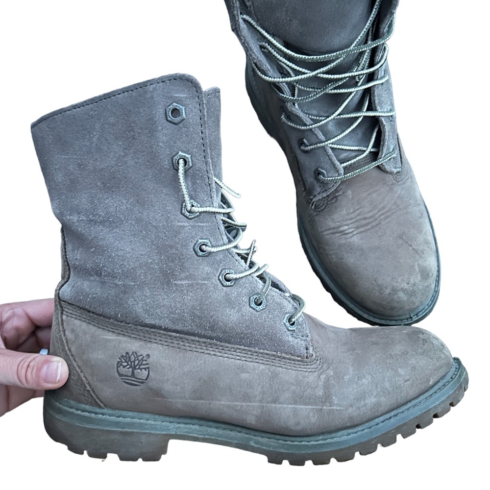 Timberland Teddy Fleece Fold-Down Waterproof Boot SIZE W7.5